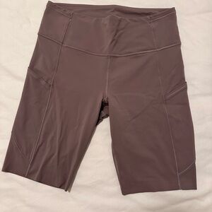 Lululemon high rise fast and free 10 inch shorts with pockets
